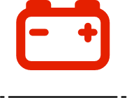 Battery warning light dashboard symbol